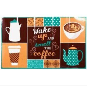 Cooking Concepts Backsplash Peel Stick Adhesive Rectangle 17.7  X 28.5  in Teal